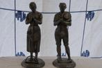 Vrouw met hark / man met zeis, Ophalen of Verzenden