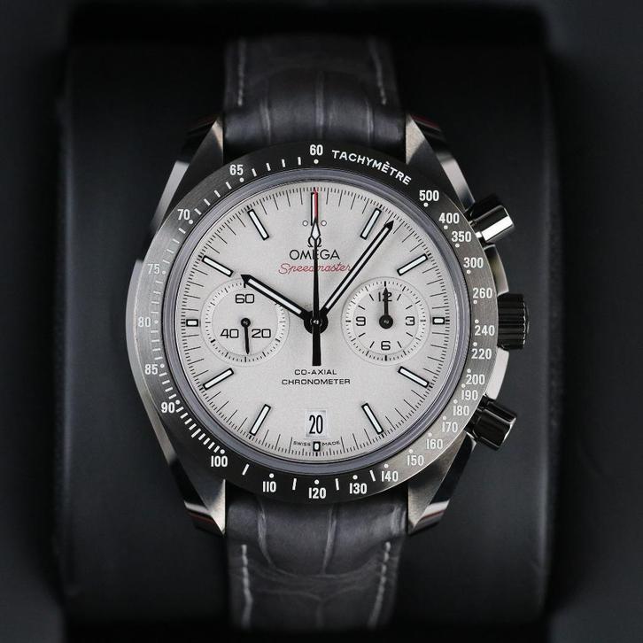 Omega Speedmaster Grey Side of Moon 44.25 (Zeer goed/ 2016), Sieraden, Tassen en Uiterlijk, Horloges | Heren, Zo goed als nieuw