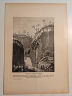 gravure van de Basaltische Prismes van Santa María Regla, Antiek en Kunst, Kunst | Etsen en Gravures, Ophalen of Verzenden
