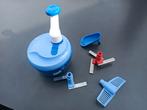 Tupperware Quickchef blauw, opknapper of voor onderdelen, Huis en Inrichting, Keuken | Tupperware, Ophalen of Verzenden, Gebruikt