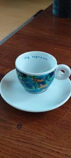 Illy espresso kopjes en schotels, Ophalen of Verzenden, Zo goed als nieuw, Kop en/of schotel