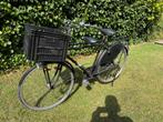 Herenfiets, opafiets, transportfiets met krat, Fietsen en Brommers, Fietsen | Heren | Herenfietsen, Ophalen, Gebruikt, Overige merken