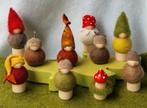 Vrije School Seizoenstafel herfst jaarring steker popje vilt, Verzenden, Nieuw, Figuurtje(s), Wolvilt