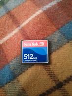 SanDisk 512MB Compact Flash - Niet Gebruikt, Niet werkend, SanDisk, Minder dan 2 GB, Ophalen of Verzenden