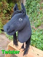 Nieuwe hobbyhorse zwart Fries Twister, hobby horse,stokpaard, Hobby en Vrije tijd, Overige Hobby en Vrije tijd, Ophalen of Verzenden