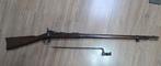 Springfield 45-70 trapdoor zwartkruit incl bajonet, Antiek en Kunst, Ophalen