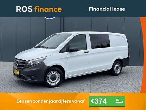 Mercedes-Benz Vito 111 CDI / L2H1 / DUBBELE CABINE / 6 PERS, Auto's, Bestelauto's, Bedrijf, Lease, Financial lease, ABS, Airbags