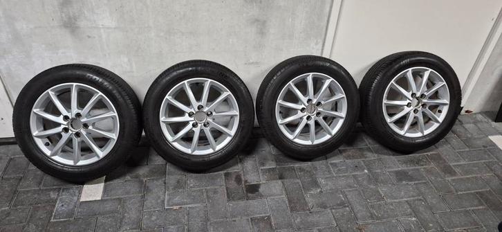 Zeer mooie Lichtmetalen velgen 5x100, Auto-onderdelen, Banden en Velgen, Banden en Velgen, Zomerbanden, 15 inch, 185 mm, Personenwagen