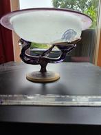glaskunst schaal paarse gloed bewerkt, Antiek en Kunst, Antiek | Glas en Kristal, Ophalen