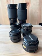 Analoge lenzen set: Chinon, Tokina, Petri, Vivitar, Pangor, Audio, Tv en Foto, Fotografie | Lenzen en Objectieven, Ophalen of Verzenden