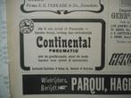 Adv. Continental. Rijwielbanden. 1904/1905., Verzamelen, Merken en Reclamevoorwerpen, Ophalen of Verzenden, Gebruikt, Overige typen