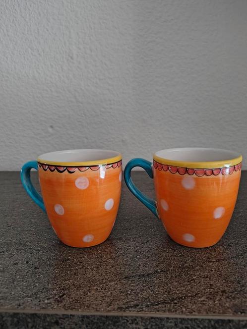 Blond Amsterdam Senseo Mokjes 200ML Uni Servies Oranje, Huis en Inrichting, Keuken | Servies, Nieuw, Kop(pen) en/of Schotel(s)