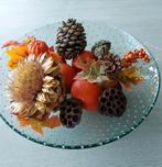Glazen schaal, fruitschaal, decoratie schaal,2 verschillende, Ophalen, Schaal, Rond, Glas
