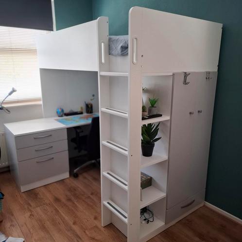 Hoogslaper Ikea SMÅSTAD, Kinderen en Baby's, Kinderkamer | Stapelbedden en Hoogslapers, Zo goed als nieuw, Hoogslaper, Ophalen