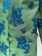 Groen jasje met blauwe bloemen, Kleding | Dames, Jasjes, Kostuums en Pakken, Maat 42/44 (L), Ophalen of Verzenden, Zo goed als nieuw