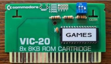 Commodore Vic 20 spelcartridge beschikbaar voor biedingen