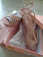 Alma en Pena suède leren sandalen, roze, maat 39, NIEUW, Alma & Pena, Verzenden, Nieuw, Schoenen met hoge hakken