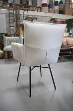 10x luxe tuinstoel SANNE Jess armleuning stof naturel terras, Ophalen, Zo goed als nieuw, Overige materialen