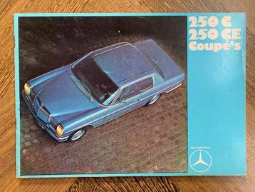 Nederlandse brochure Mercedes-Benz 250 C / CE W114 1970 (?) beschikbaar voor biedingen