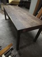 Antieke sobere Franse eiken betaaltafel, tafel 197cmx77cm, Antiek en Kunst, Ophalen