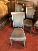 11 stuks Horeca stoelen, Huis en Inrichting, Stoelen, Ophalen, Gebruikt, Bruin, Stof