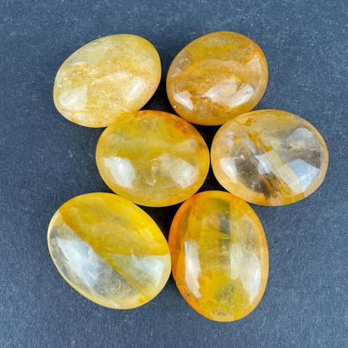 Golden Healer trommelsteen uit Madagaskar, Verzamelen, Mineralen en Fossielen, Mineraal, Ophalen of Verzenden