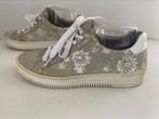 AQA 38 sneakers reptileprint leren met bloemen 401), Ophalen of Verzenden, Zo goed als nieuw, Wit, Sneakers of Gympen