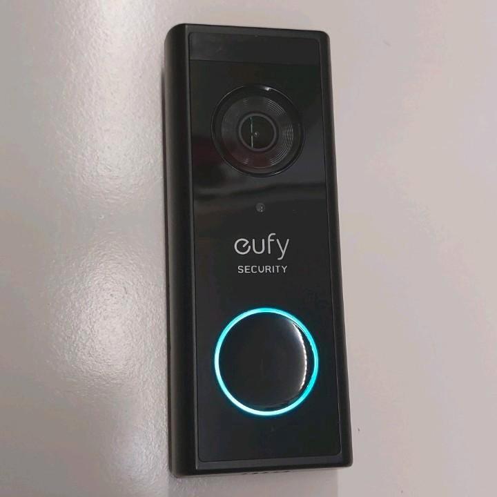 Eufy Video Doorbell 2K (bedraad/draadloos), Huis en Inrichting, Deurbellen, Zo goed als nieuw, Draadloos, Ingebouwde camera, Compatibel met smartphone