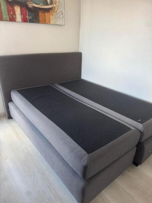 Karlsson complete boxspring Autentik Tunn (160x200), Huis en Inrichting, Slaapkamer | Boxsprings, Zo goed als nieuw, 160 cm, 200 cm