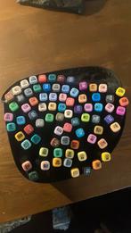 80 twinmarkers, Ophalen of Verzenden, Zo goed als nieuw, Potlood of Stift