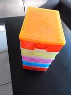 Gekleurd ladekastje 13/18/25.5cm(zgan), Ophalen, Zo goed als nieuw, Jongen of Meisje