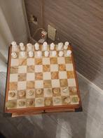 Unieke handgemaakte luxe marmeren schaakspel, Ophalen of Verzenden, Zo goed als nieuw