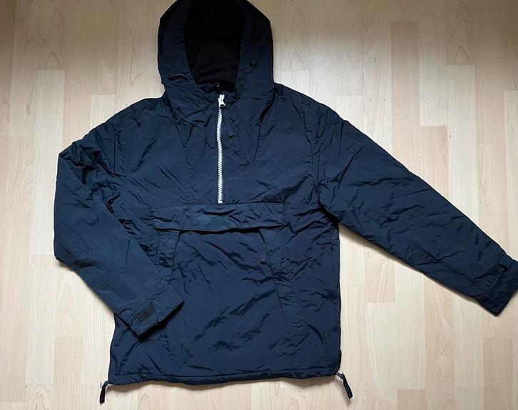 Blauwe Bershka Tussenjas Maat S - ZGAN, Kleding | Dames, Jassen | Winter, Zo goed als nieuw, Blauw, Ophalen of Verzenden