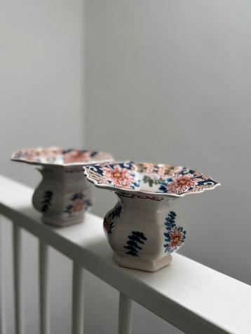 Makkum handbeschilderde vaasjes / bloemenvaas / decoratie beschikbaar voor biedingen