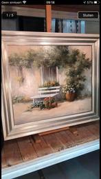 Het bankje. Van Peter Motz., Ophalen of Verzenden, Zo goed als nieuw, Schilderij