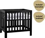 Box bart black incl. matras en boxkleed, Kinderen en Baby's, Boxen, Ophalen, Zo goed als nieuw, Boxkleed