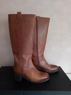 Lange laarzen Cognac mt.39, Kleding | Dames, Schoenen, Hoge laarzen, Bruin, Verzenden, Nieuw