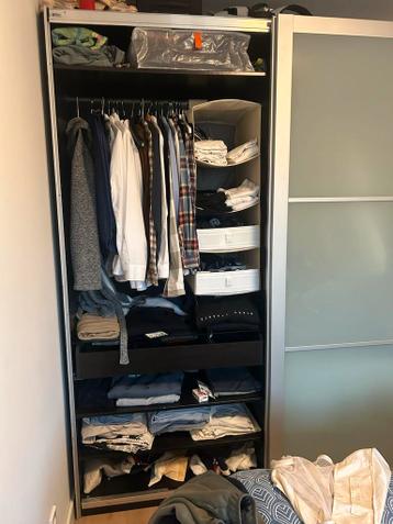 IKEA Pax Schuifdeuren Aluminium/Glas 200x236cm - afbeelding 3