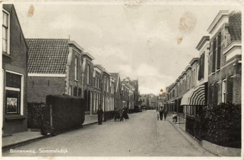 Binnenweg, Sommelsdijk - B-keus - gelopen, Verzamelen, Ansichtkaarten | Nederland, Gelopen, Ophalen of Verzenden