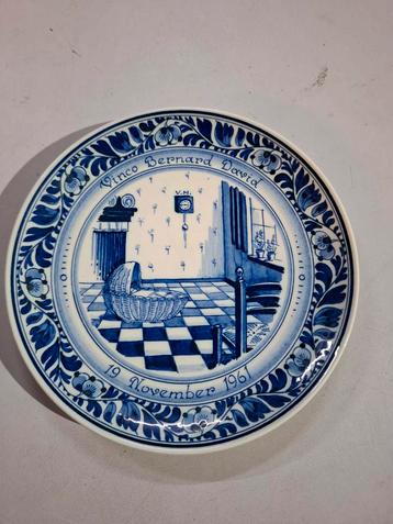 Delfts Blauw Gedenkbord beschikbaar voor biedingen
