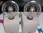 Tafellampen 2 stuks, Huis en Inrichting, Lampen | Tafellampen, Ophalen of Verzenden, Zo goed als nieuw, Minder dan 50 cm