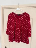 Rood shirt met bolletjes - BPC Selection maat 50, Ophalen of Verzenden, Gedragen, Maat 46/48 (XL) of groter, Rood