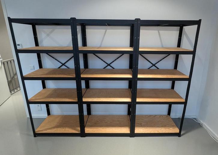 IKEA BROR Stellingkast (3x), Huis en Inrichting, Kasten | Stellingkasten, Zo goed als nieuw, Ophalen