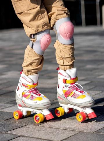 NIJDAM Rave Verstelbare Rolschaatsen 38-41 Vallen klein -35% beschikbaar voor biedingen