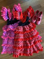 Spaanse jurken / verkleedkleren, Kinderen en Baby's, Carnavalskleding en Verkleedspullen, Ophalen of Verzenden, Gebruikt, Meisje