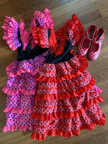 Spaanse jurken / verkleedkleren beschikbaar voor biedingen