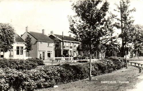 Bakkeveen, Centrum - 1965 gelopen, Verzamelen, Ansichtkaarten | Nederland, Ongelopen, Overijssel, 1960 tot 1980, Ophalen of Verzenden