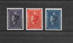 Curaçao 1938. NVPH 138 t/m 140, Ongebruikt., Verzenden, Postfris