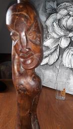 Houten Afrikaans beeld, Ophalen of Verzenden