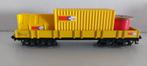 Strukton Lage Bakwagon met containers en een Haspel (06), Hobby en Vrije tijd, Wisselstroom, Ophalen of Verzenden, NS, Märklin